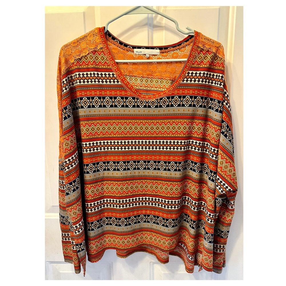 Orange/Blue Long Sleeve